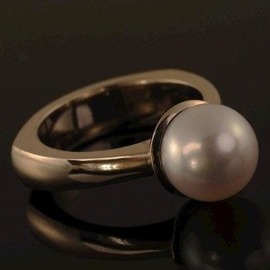 Pierścionek z perłą ID 372