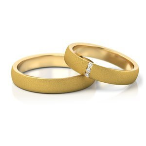 Obrączki z żółtego złota ST 261