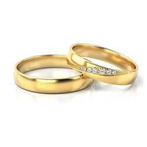 Obrączki z żółtego złota ST 317