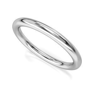 Obrączka z białego złota ST 526 z kolekcji Memotios