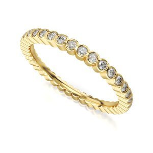 Obrączka z żółtego złota ST 535 z kolekcji Memotios