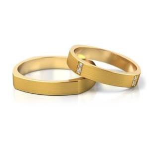 Obrączki z żółtego złota ST 192