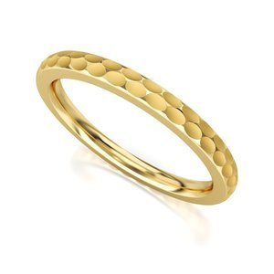 Obrączka z żółtego złota ST 518 kolekcja Memotios 