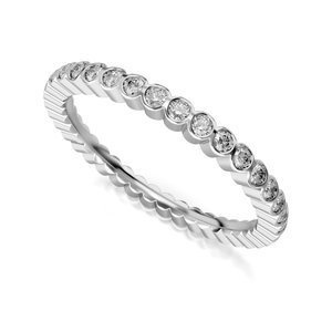 Obrączka z białego złota ST 535 z kolekcji Memotios