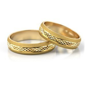 Obrączki z żółtego złota ST 25