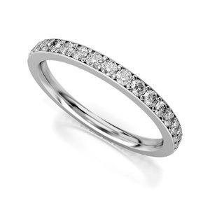 Obrączka z białego złota ST 501 kolekcja Memotios