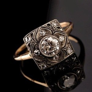 Pierścionek z brylantami ID 333