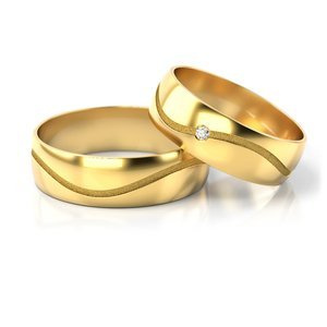 Obrączki z żółtego złota ST 286