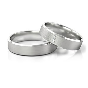 Obrączki z białego złota ST 268