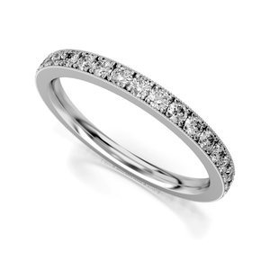 Obrączka z białego złota ST 502 kolekcja Memotios 