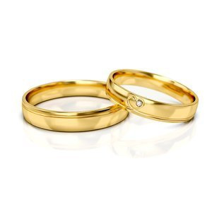 obrączki z żółtego zlota ST 326