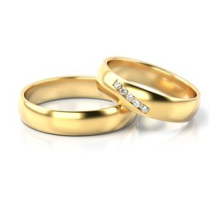 Obrączki z żółtego złota ST 270