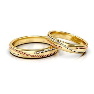 Obrączki z żółtego złota ST 323