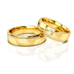 Obrączki z żółtego złota ST 331