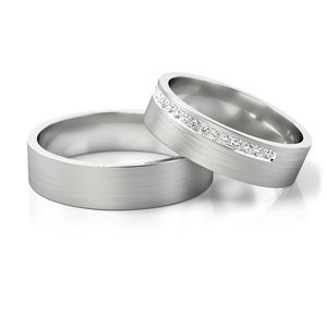Obrączki z białego złota ST 215