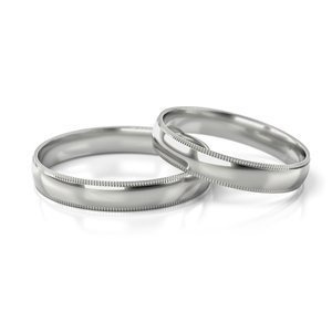 Obrączki z białego złota ST 290