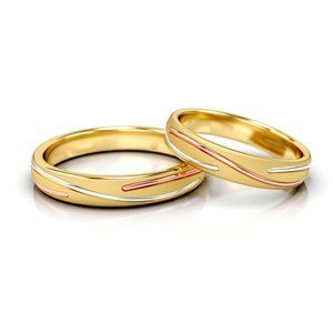 Obrączki z żółtego złota ST 324